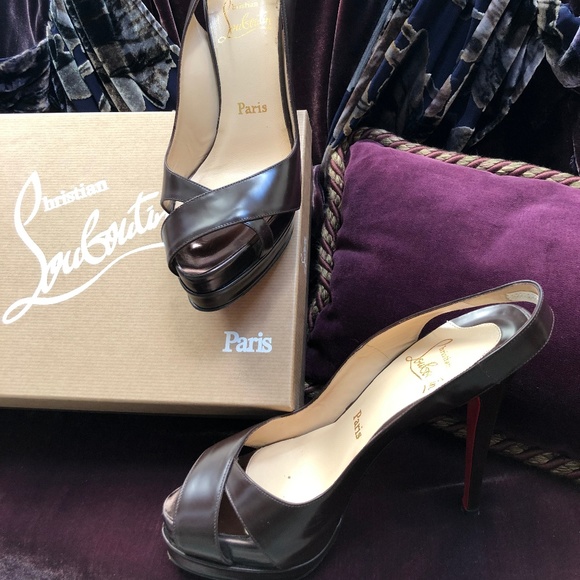 Louboutin Sling Back Pumps - Picture 4 of 8